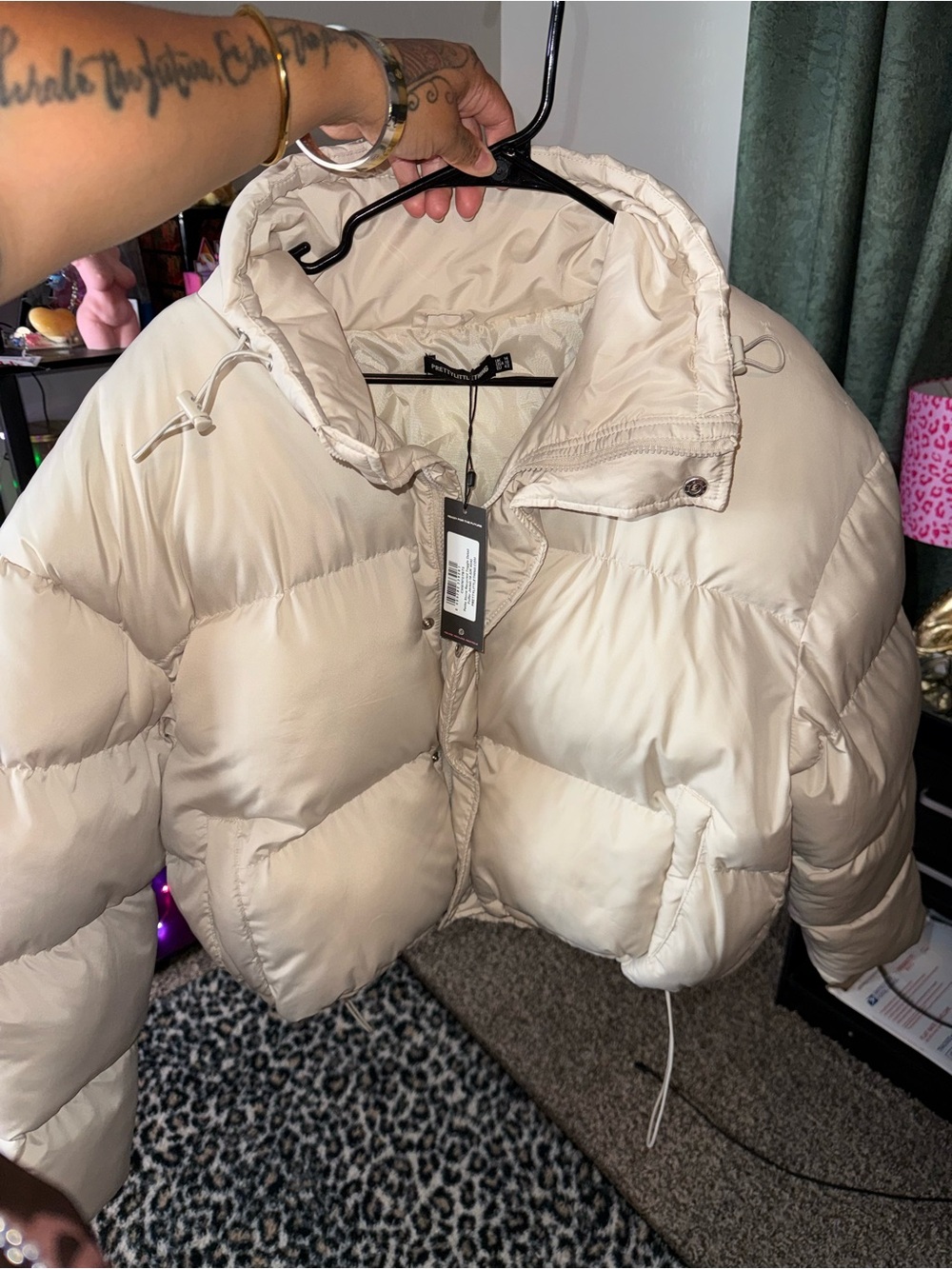PrettyLittleThing puffer jacket